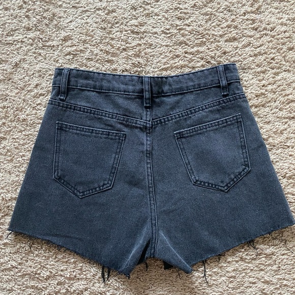 Fringe Jean Shorts - Picture 2 of 3